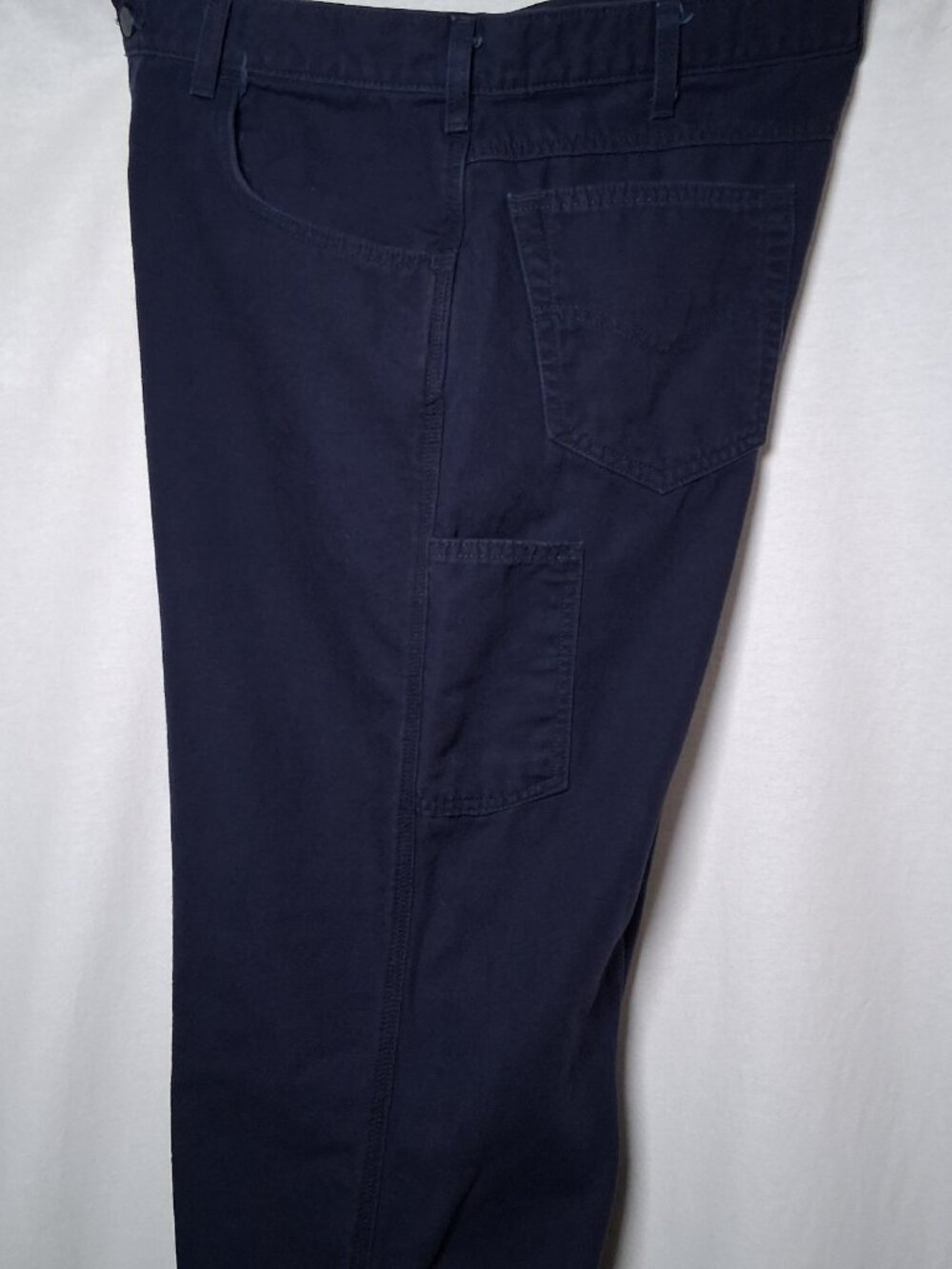 Carhartt FR Pants 36x32 Loose Fit Actual Size Blue Mid Weight Canvas CAT 2 2112 - Picture 16 of 16